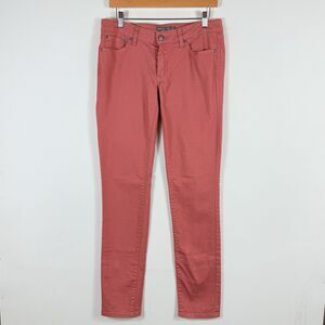 Prana Kara Mauve Pink Organic‎ Cotton Skinny Leg Stretch Jeans Women's 8 29